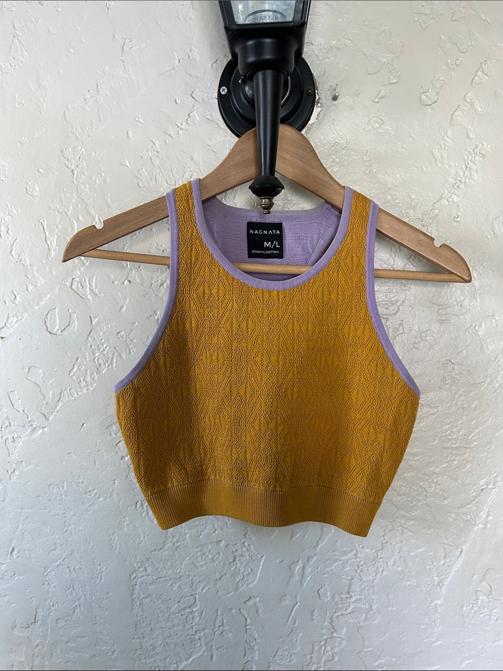 Nagnata Knit Crop Top/Long Bralette